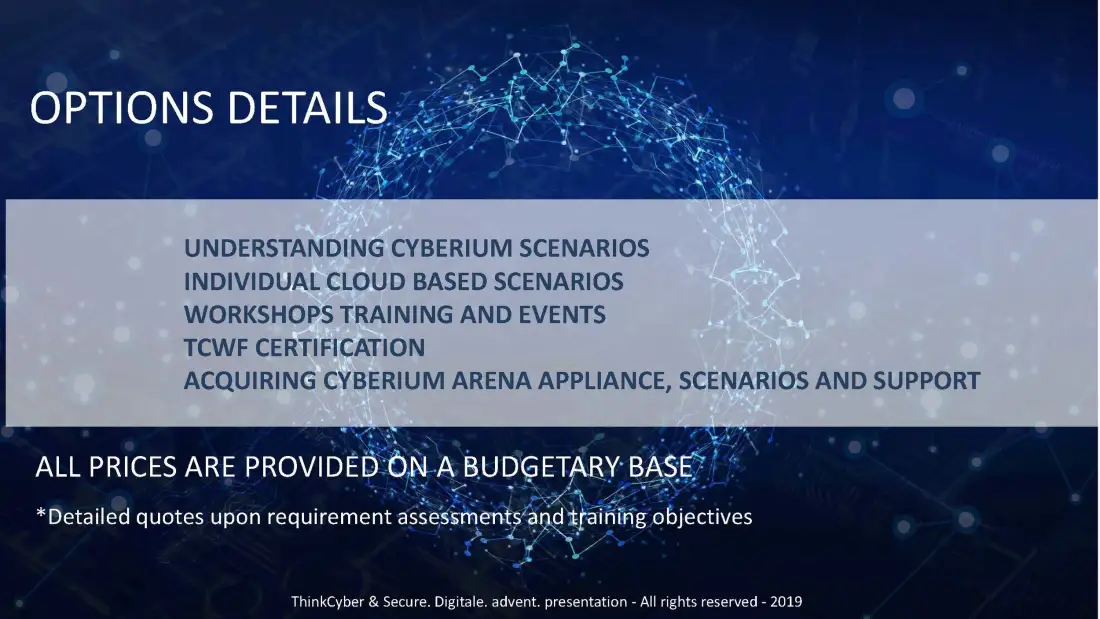 Cyberium presentation — 8 / 23