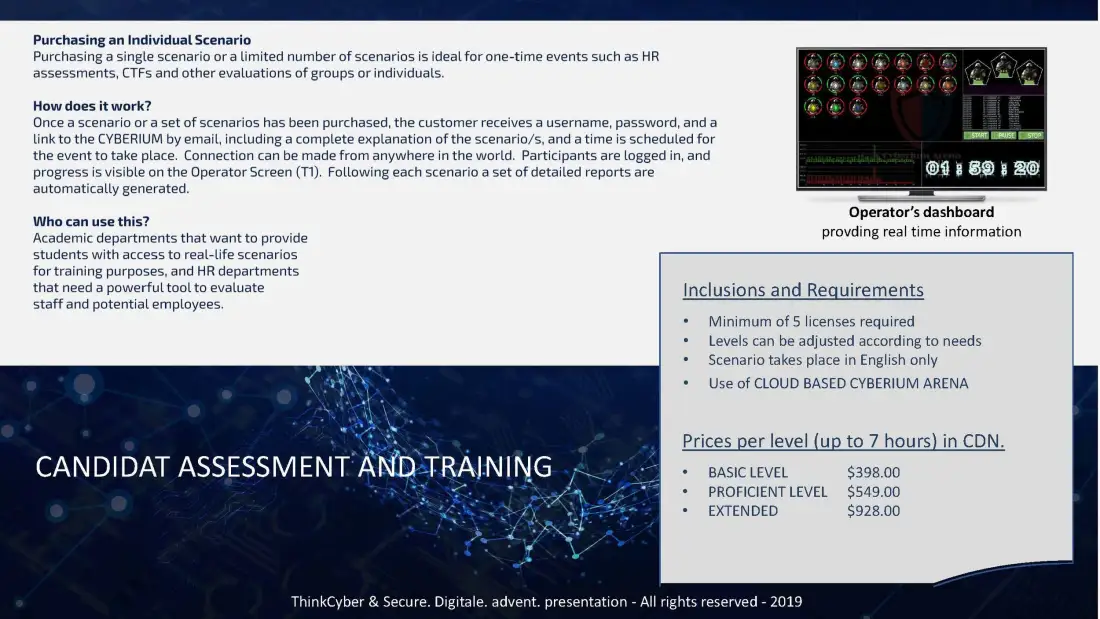Cyberium presentation — 10 / 23