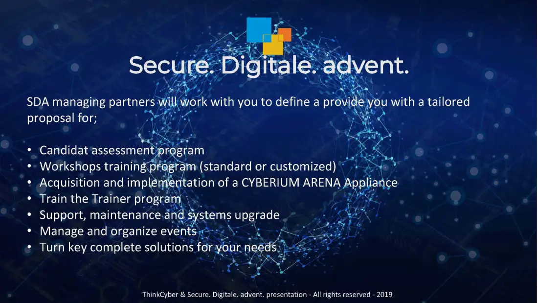 Cyberium presentation — 21 / 23